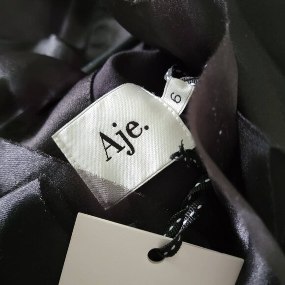 Aje Amour Black Dress US 2 - Picture 3 of 11